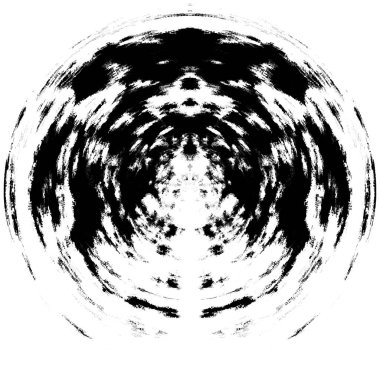 Koyu Grunge Geometrik Deseni