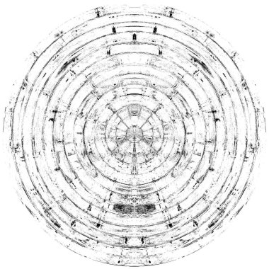 Siyah beyaz monokrom eski grunge vintage eskimiş arka plan soyut antika desenli retro model