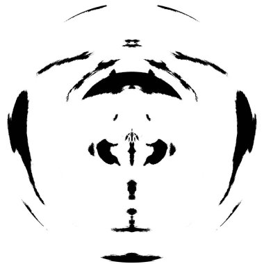 Koyu Grunge Geometrik Deseni