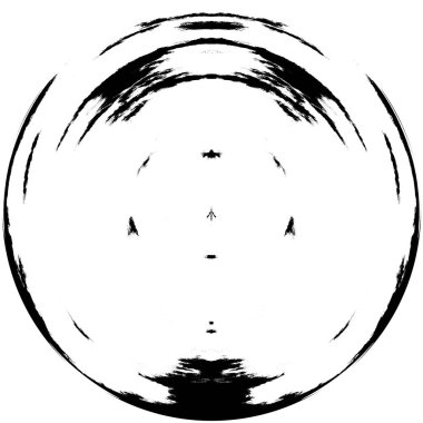 Koyu Grunge Geometrik Deseni