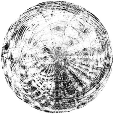 Koyu Grunge Geometrik Deseni