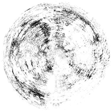 Koyu Grunge Geometrik Deseni