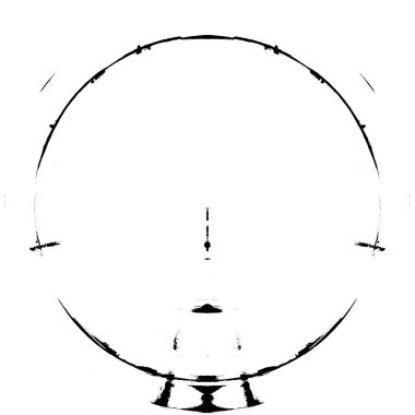 Koyu Grunge Geometrik Deseni