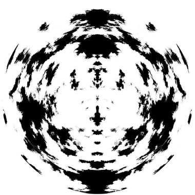 Koyu Grunge Geometrik Deseni