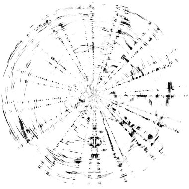 Koyu Grunge Geometrik Deseni