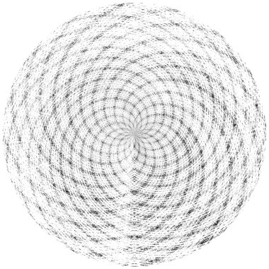 Koyu Grunge Geometrik Deseni