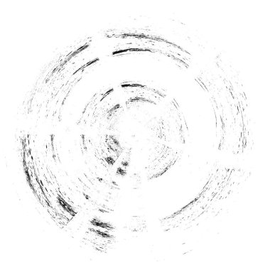 Koyu Grunge Geometrik Deseni