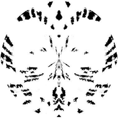 Koyu Grunge Geometrik Deseni