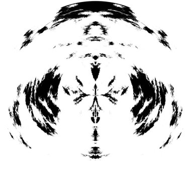 Koyu Grunge Geometrik Deseni