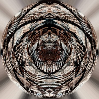 Koyu Grunge Geometrik Deseni