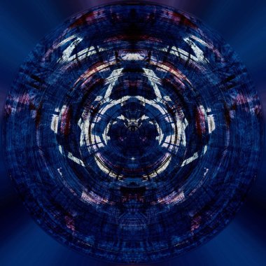 Koyu Grunge Geometrik Deseni