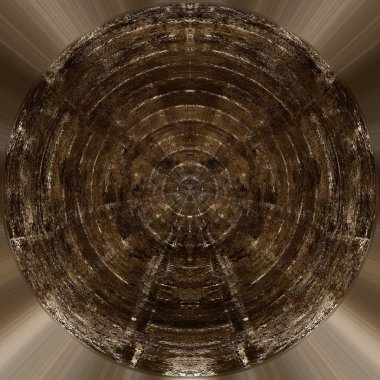 Koyu Grunge Geometrik Deseni