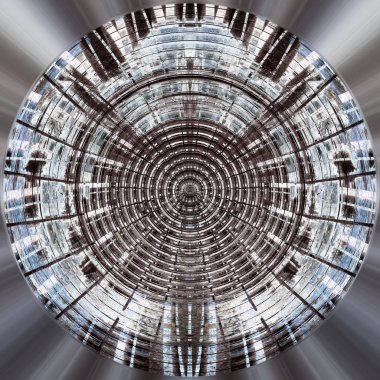 Koyu Grunge Geometrik Deseni