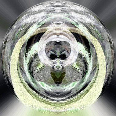 Koyu Grunge Geometrik Deseni