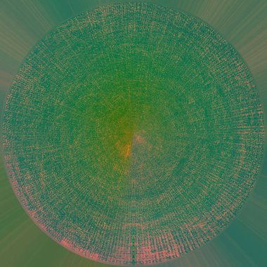 Koyu Grunge Geometrik Deseni