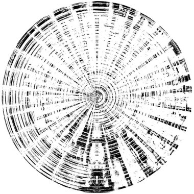 Noktalarda paslı metal desen boya ve gamzeler