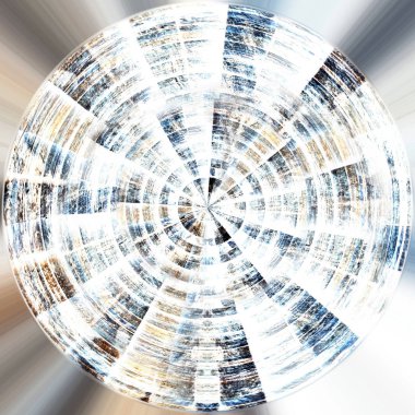 Koyu Grunge Geometrik Deseni