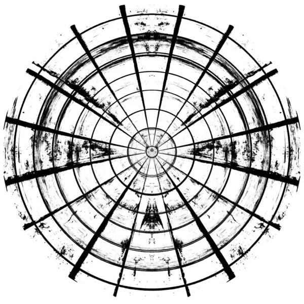 レトロアブストラクト｜幾何学的背景 — ストック写真