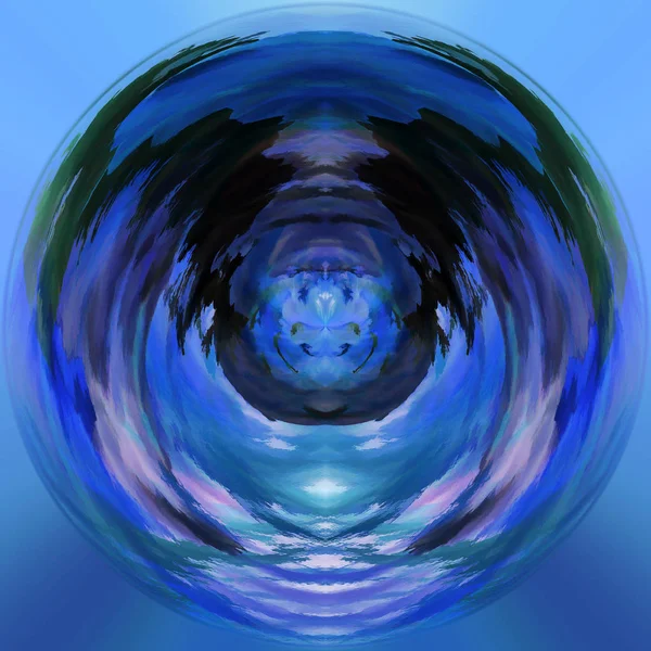 Сферический Гранж Фон Элементами Винтажного Стиля Стареющий Пятнистый Фон Цветная — стоковое фото