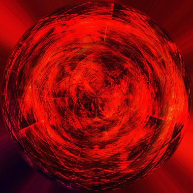 Koyu Grunge Geometrik Deseni