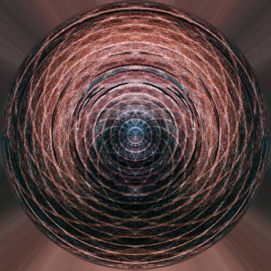 Noktalarda paslı metal desen boya ve gamzeler