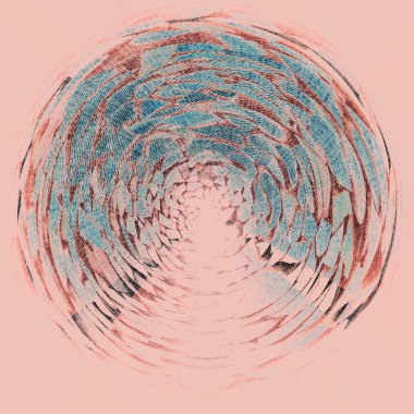 Vintage Stil Elemanları ile Küresel Grunge Arka Plan. Yaşlı Benekli Fon. Renkli Boya Dağınık Desen