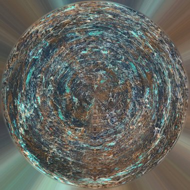 Koyu Grunge Geometrik Deseni