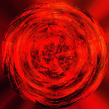 Koyu Grunge Geometrik Deseni