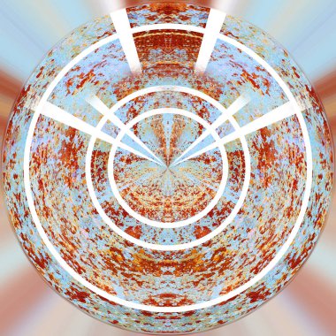 Simetrik desenli eski grunge arkaplanı