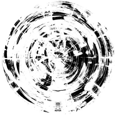 Koyu Grunge Geometrik Deseni