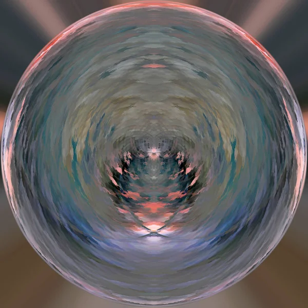 ヴィンテージスタイルの要素を持つ球状のグランジの背景 老人のモットーの背景 カラーペイント乱雑なパターン — ストック写真