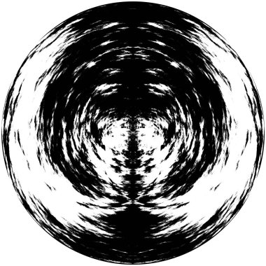 Koyu Grunge Geometrik Deseni