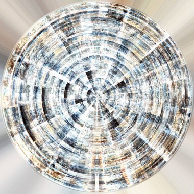 Koyu Grunge Geometrik Deseni