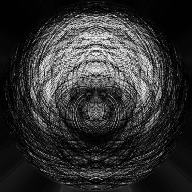 Vignette koyu arkaplanı çizdi