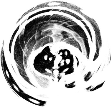 Koyu Grunge Geometrik Deseni