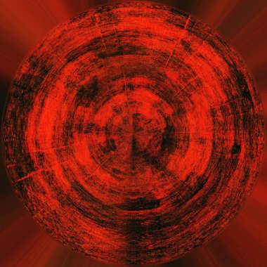 Koyu Grunge Geometrik Deseni