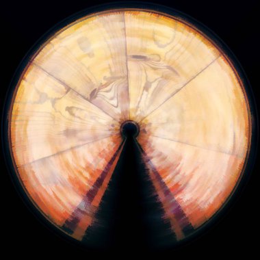 Koyu Grunge Geometrik Deseni