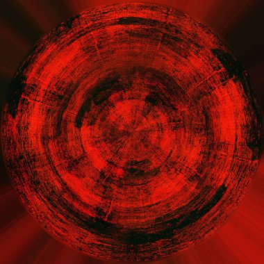 Koyu Grunge Geometrik Deseni