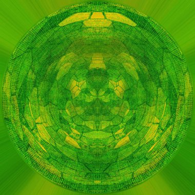 Simetrik desenli grunge renk dokusu