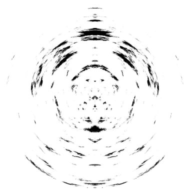 Koyu Grunge Geometrik Deseni