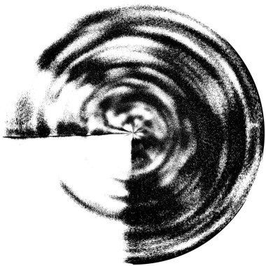 Koyu Grunge Geometrik Deseni