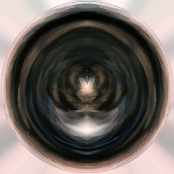 ヴィンテージスタイルの要素を持つ球状のグランジの背景 老人のモットーの背景 カラーペイント乱雑なパターン — ストック写真