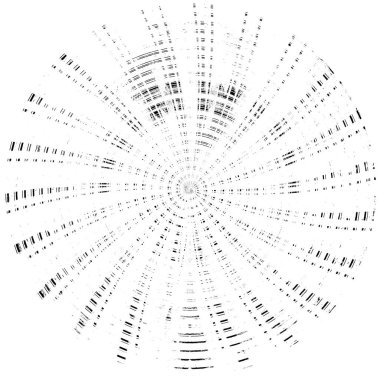 Koyu Grunge Geometrik Deseni