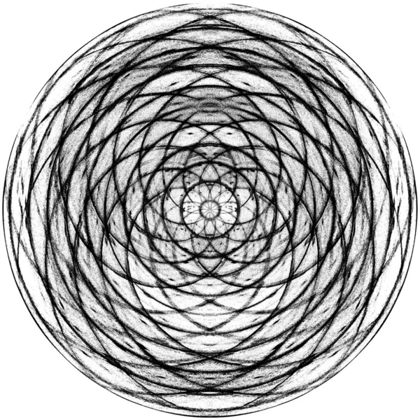 Симметричный геометрический фон гранжа — стоковое фото