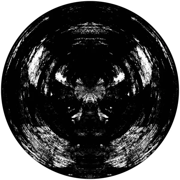 Abstracte Inktvlek Grunge Black Brush Monster Dark Paint Stroke Texture — Stockfoto