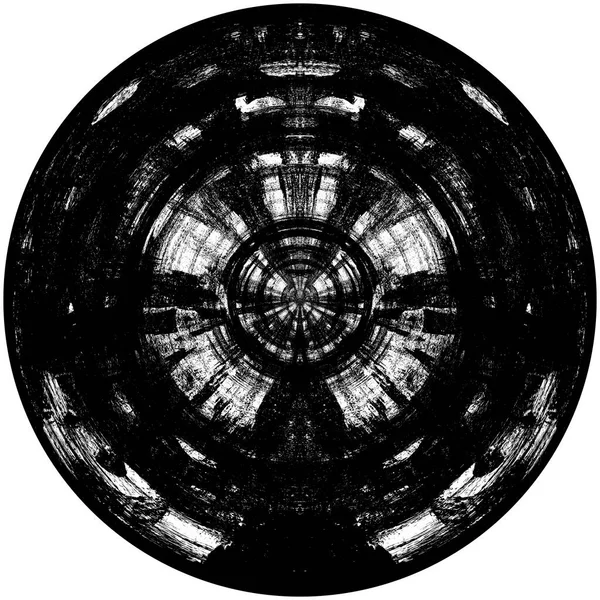 Blot Tinta Abstracta Grunge Black Brush Sample Textura Pincelada Oscura — Foto de Stock