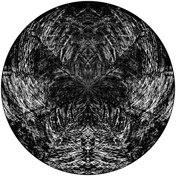 Abstrait Ink Blot Échantillon Brosse Noire Grunge Texture Dark Paint — Photo