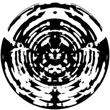 Soyut mürekkep lekesi. Grunge Kara Fırça Örnekleri. Koyu renk boya dokusu beyaza izole edilmiş. Ögeyi Ört