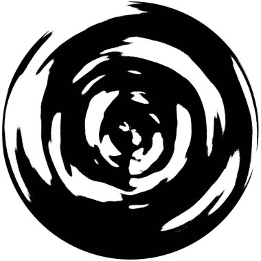 Soyut mürekkep lekesi. Grunge Kara Fırça Örnekleri. Koyu renk boya dokusu beyaza izole edilmiş. Ögeyi Ört