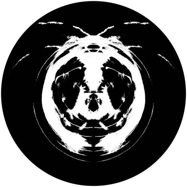 Soyut mürekkep lekesi. Grunge Kara Fırça Örnekleri. Koyu renk boya dokusu beyaza izole edilmiş. Ögeyi Ört